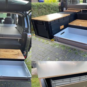 ID BUZZ Campingbox - Heckausbau ID BUZZ Camping - Platz für 5 Euroboxen - ID BUZZ Bild Nr 5