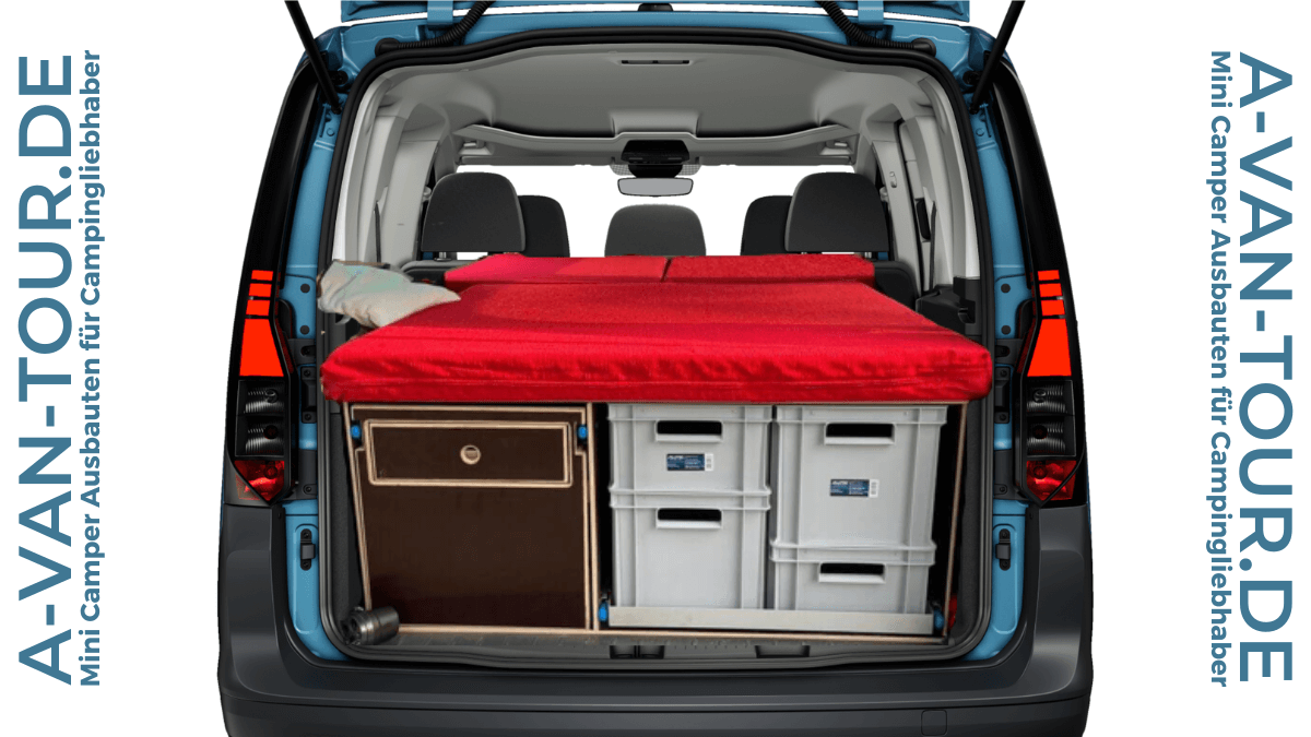 VW CADDY Campingbox - Caddy Camper Schlafsystem - VW CADDY Camper Ausbau
