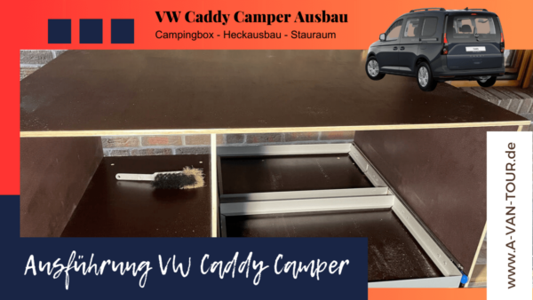 Caddy Camper Heckausbau - VW Caddy Camperausbau - Caddy Minicamper - Euroboxen Camping im VW Caddy - 15