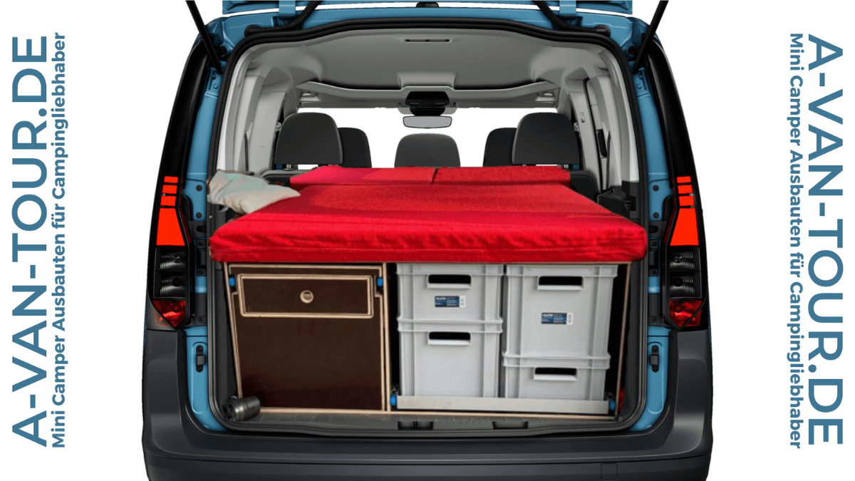VW Caddy Campingbox: Ihr Caddy Maxi Wird Zum Luxus Minicamper