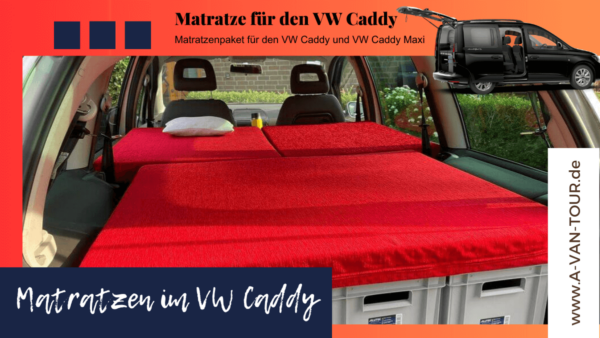 Matratze für VW Caddy Camper- Matratze für den VW Caddy Maxi.- Camper Caddy - 12